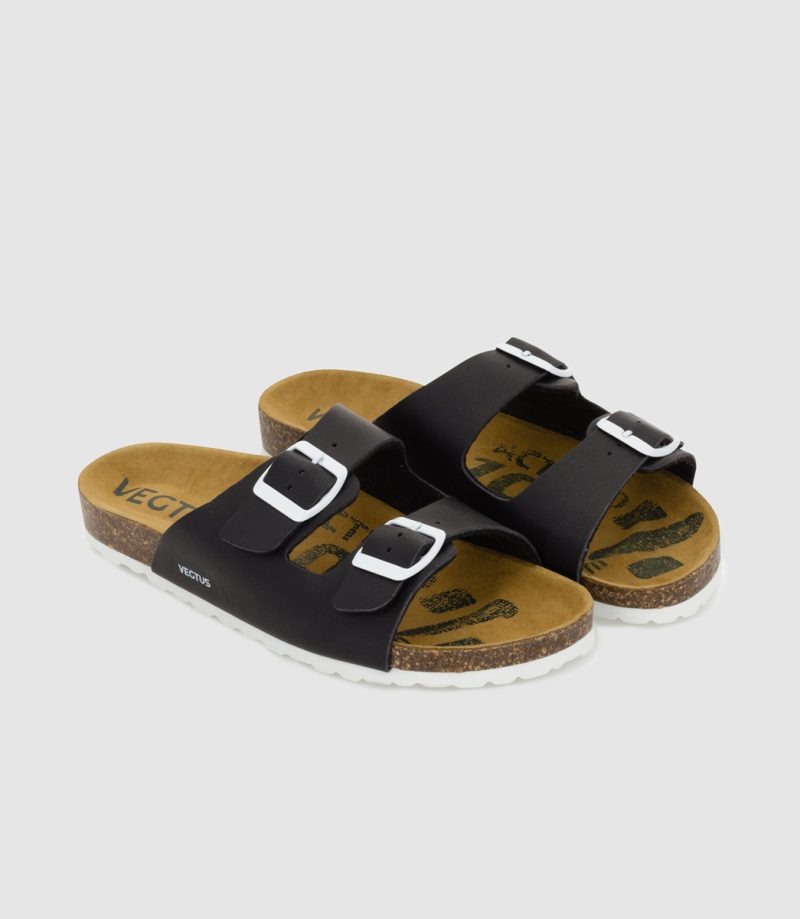 Gobi Sun Woman Black — vegan shoes made with cactus leather