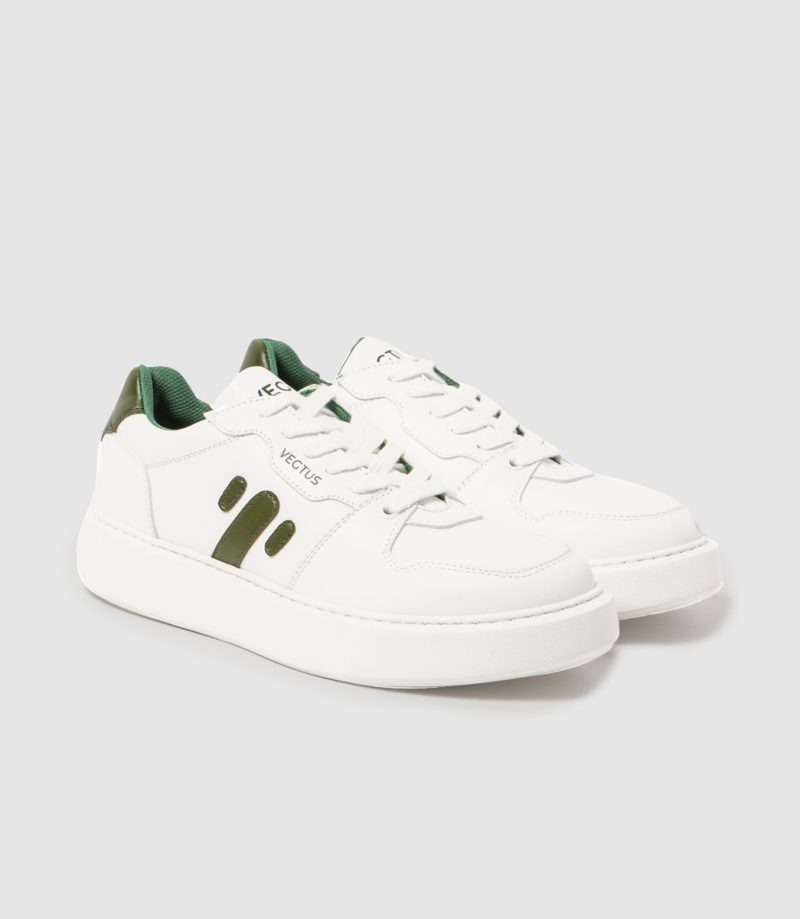 Guajira Man Green Cactus — zapatillas veganas con cuero de cactus