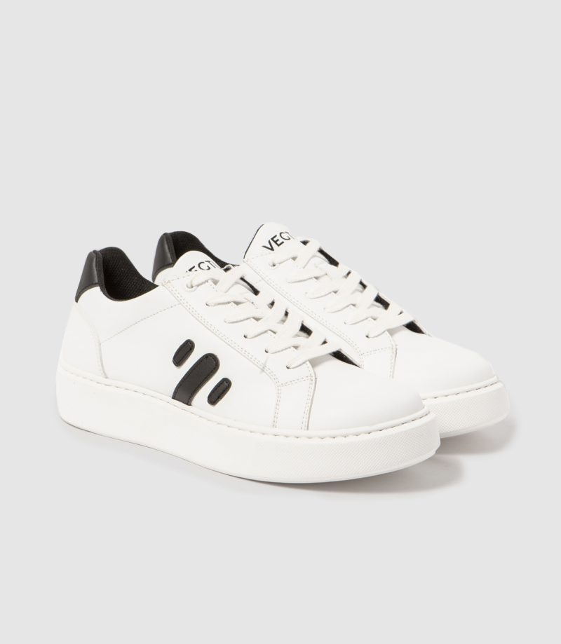 Oasis Man Black — zapatillas veganas con cuero de cactus