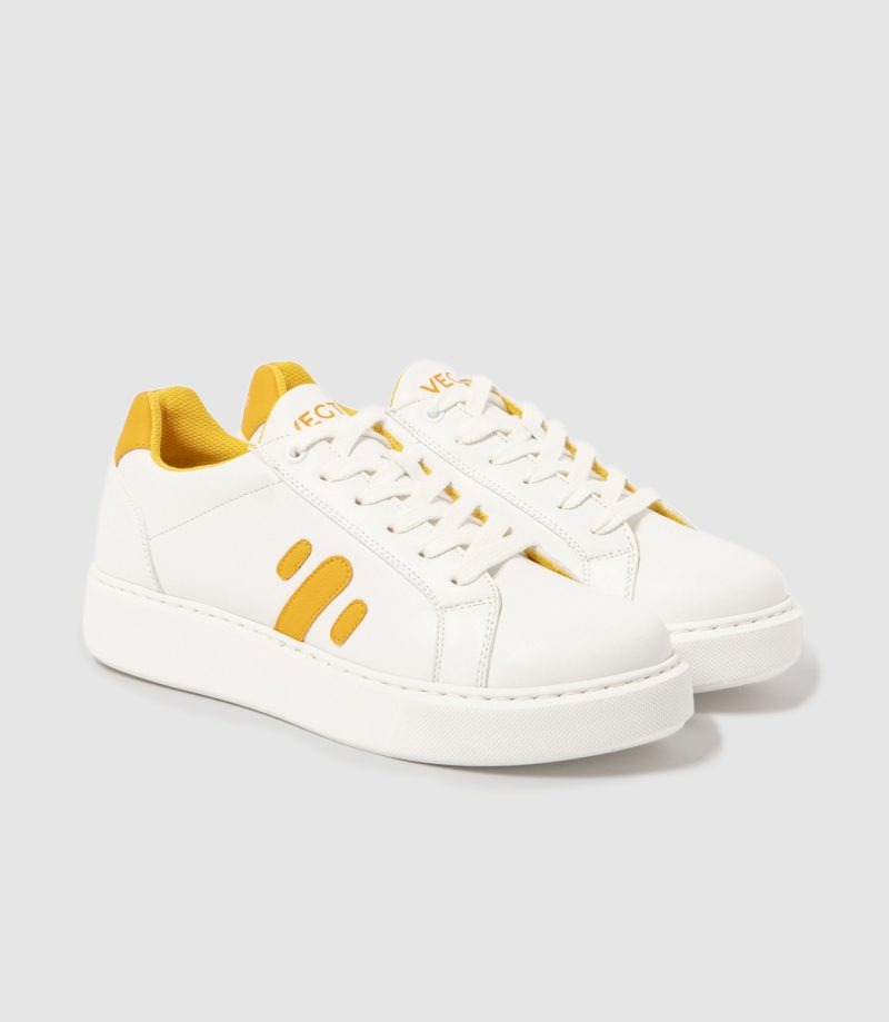 Oasis Woman Yellow — vegan shoes made with cactus leather