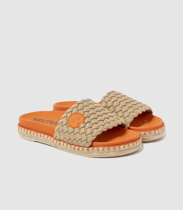 Dingo Orange — vegan shoes made with cactus leather