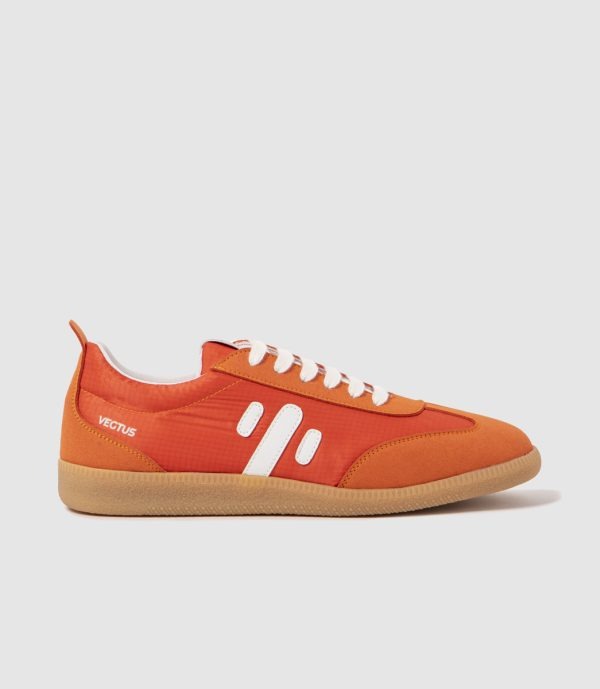 Sabana Man Orange — zapatillas veganas con cuero de cactus