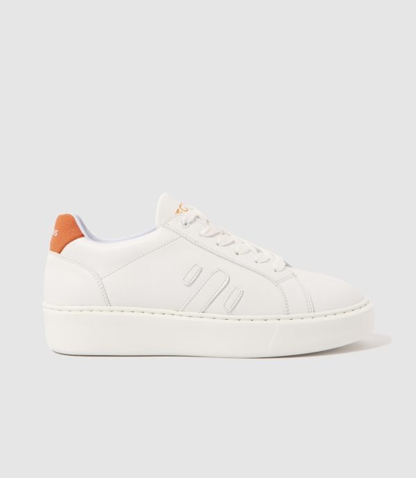 Sahara Woman Coral — zapatillas veganas con cuero de cactus