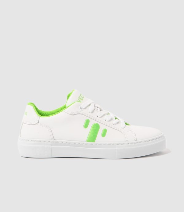Takla Woman Green Neón — vegan shoes made with cactus leather