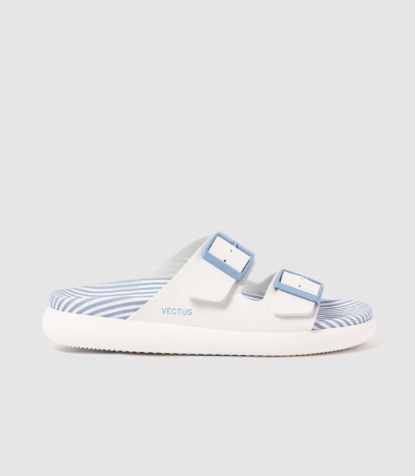 Tanami Stripes Blue — zapatillas veganas con cuero de cactus